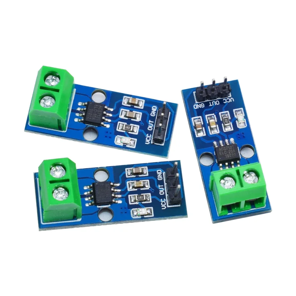 Hot Sale ACS712 5A 20A 30A Range Hall Current Sensor Module ACS712 Module For Arduino 20A