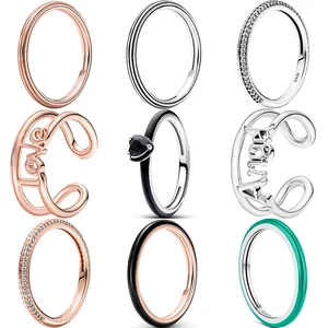 8ベストセールスグリーンストーンシルバーリング-8