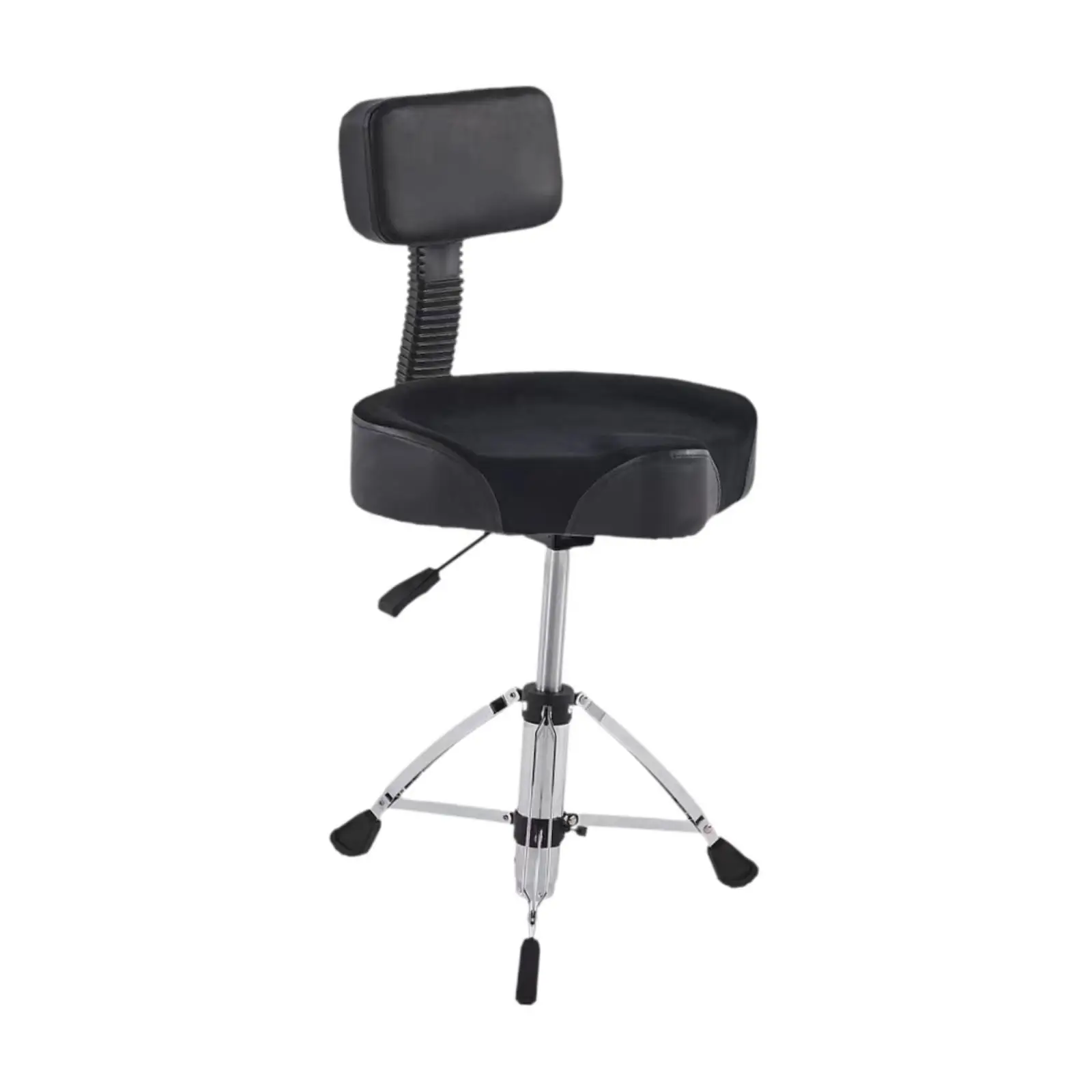 Drum Throne with Backrest Drum Seat,Heavy Duty,with Anti Slip Feet,Portable Saddle Drum Throne Hydraulic Drum Stool for Kids