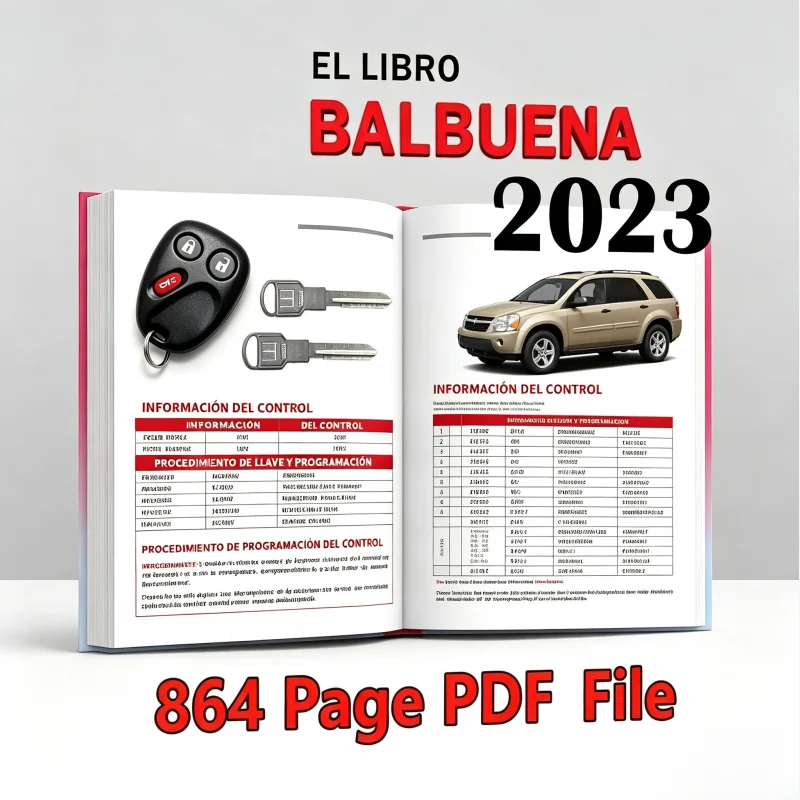 Car Software Balbuena 2023 Excellent Manual For Locksmiths The Book Of Keys And Control Spanish Ei Libro De Llaves Y Controles