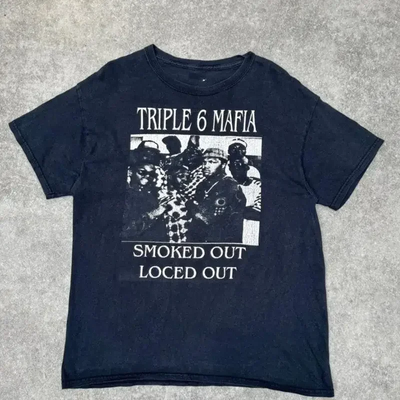 Triple 6 Mafia rock band graphic short sleeve black color shirt KV31891