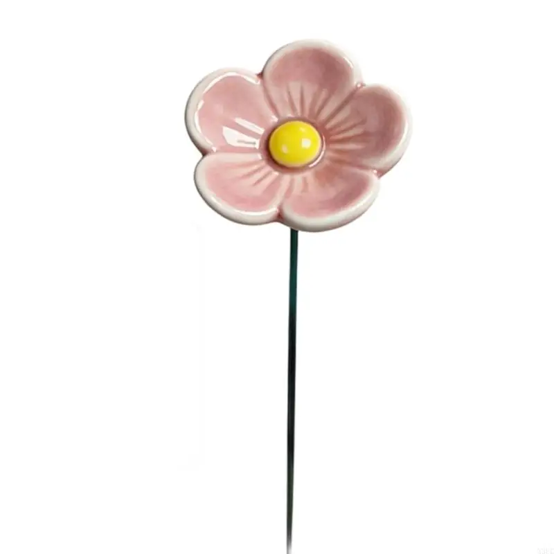 27cm Ceramic Bird Bath Decorative Garden Water Bowl For Wild Birds Patios X3UC