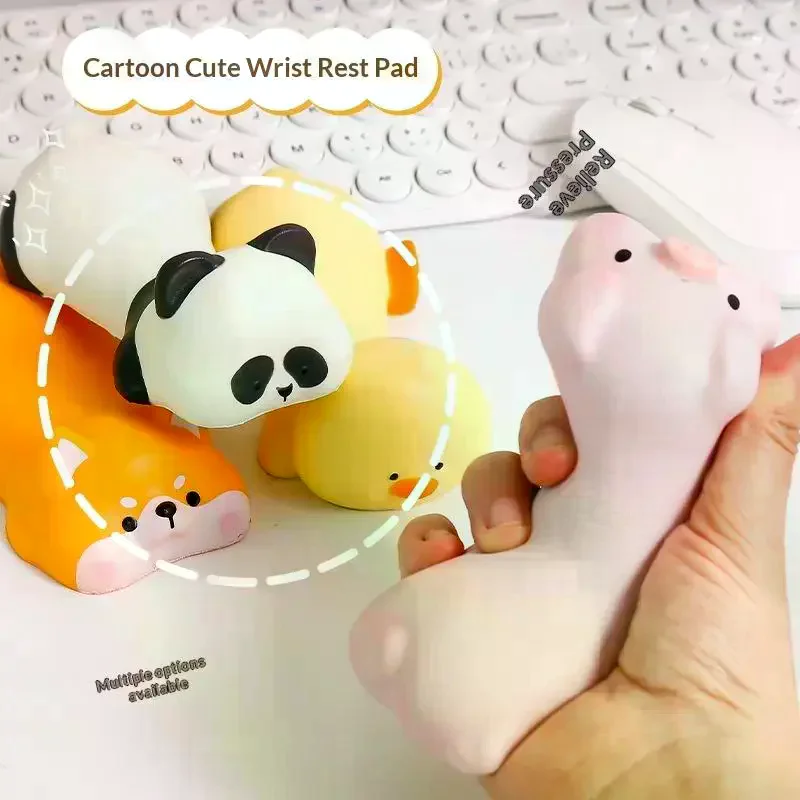 Decompression Mouse Pad/Wrist Pad Ergonomic Wrist Support Stress-relieving Toy For Office Computer Desk Gaming Mouse Keyboard