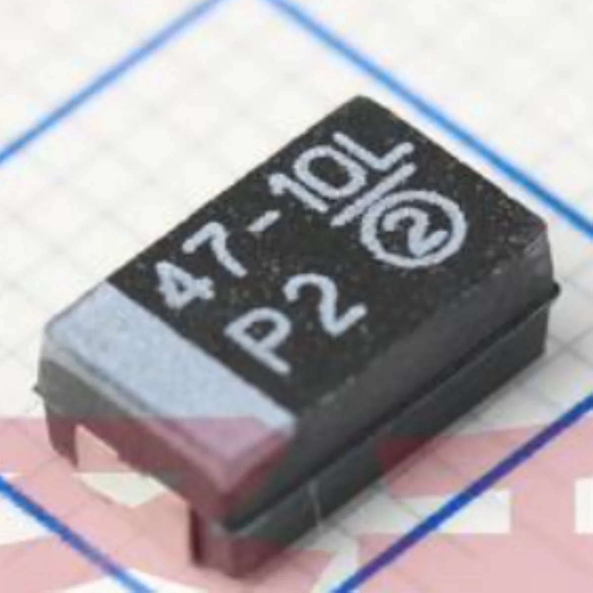 2917 CASE-D 7343 31mm Marking 47-10L Original Black Tantalum Capacitor 10V ±10% 47uF 700mΩ Ohm CAP TANT 47µF 293D476X9010D2TE3