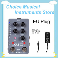 MOOER CAB X2 Stereo IR Cabinet Simulation Pedal Dual Channel Cab Simulation Guitar Effects Pedal 14 Presets 11 Factory IR Pedal