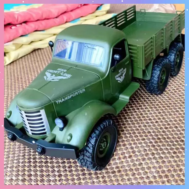 

JJRC Q60 1:16 RC Car Simulation Thaad Шестиколесный военный грузовик Модель 2,4G 6WD Внедорожный альпинистский игрушка с дистанционным управлением Рождественский подарок