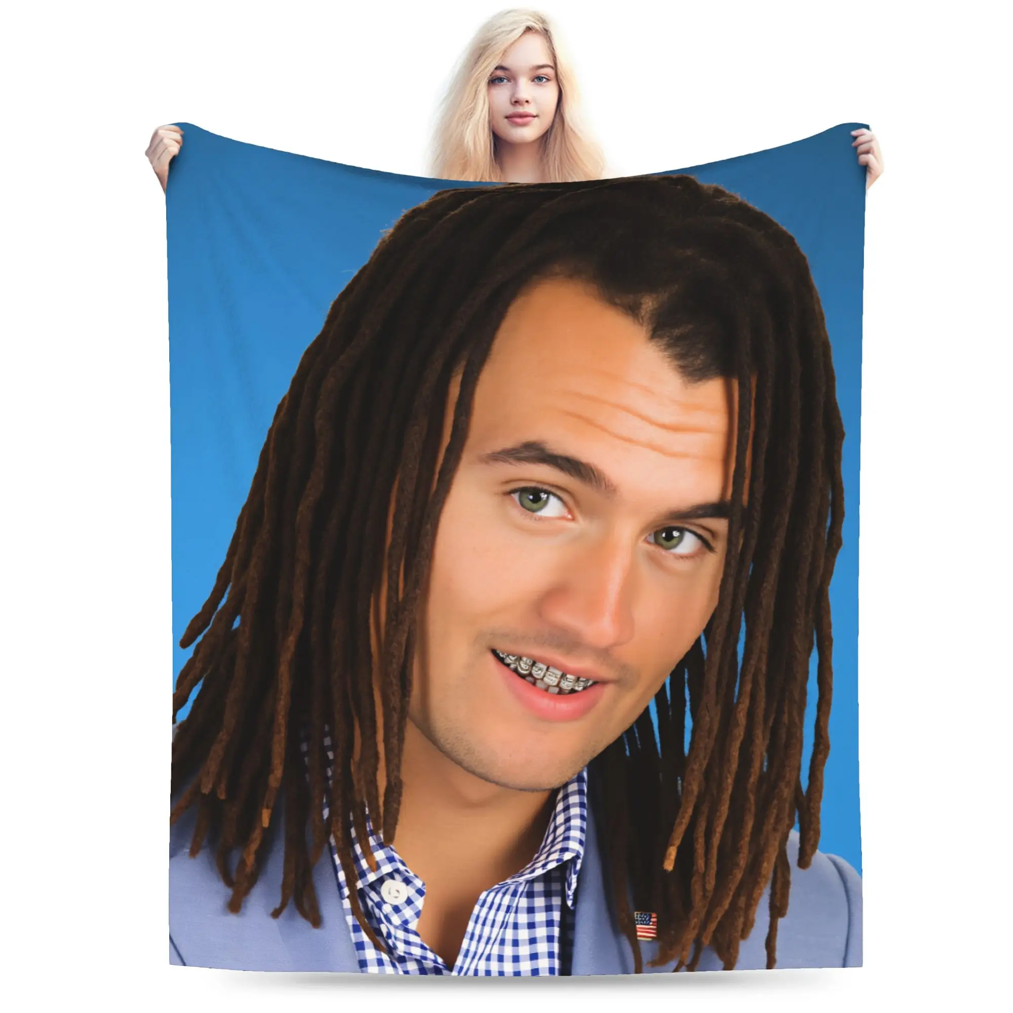 Soft Comfy Blankets Travel Funny Meme Charlie Kirk Bedding Throws Novelty  Bedspread For Home Decor