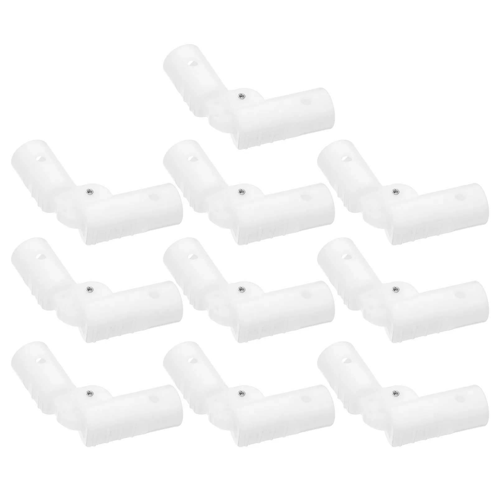 10Pcs Bathtub Bracing Tub Connector Plastic Folding Frame Elbow for Collapsible Bath Repair Replacement Joint Bathtub Bracket