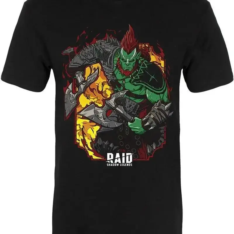 RAID Shadow Legends Official Galek Cross Slash Black T Shirt
