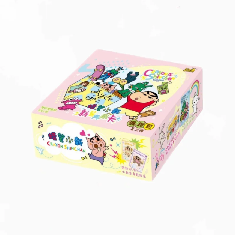 

KAYOU Crayon Shin-chan Card Party Bag Nohara Misae Nohara Хироши Редкая коллекционная карточная игрушка для детского подарка на день рождения