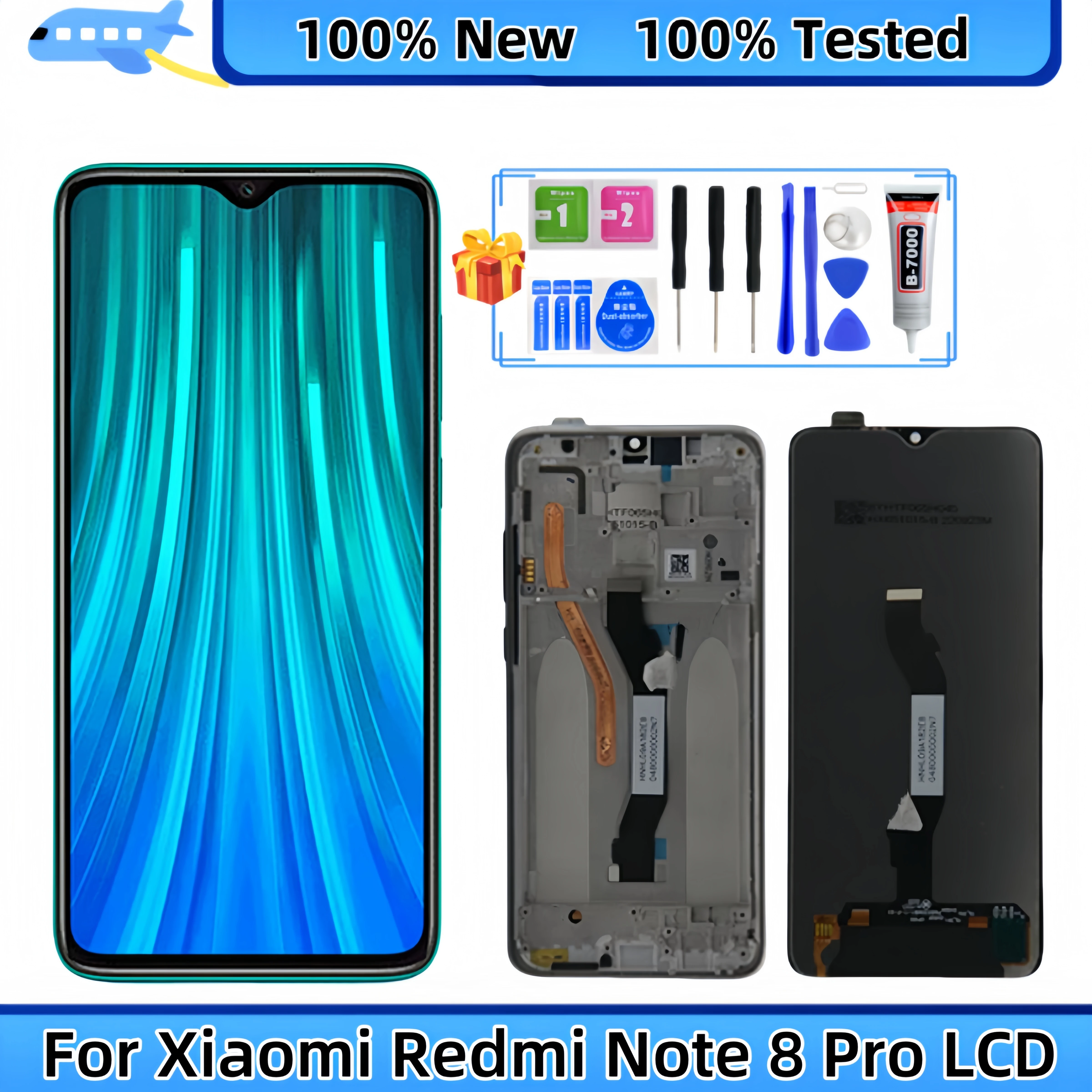 LCD Display Touch Screen Digitizer Assembly Replacement, for Xiaomi Redmi Note 8 Pro