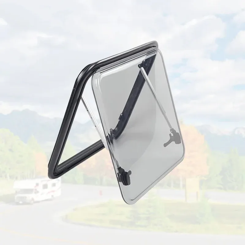 OEM نافذة قافلة زجاجية مزدوجة Unti-uv زجاج أكريليك نافذة Rv إطار داخلي أبيض نافذة متنقل #1