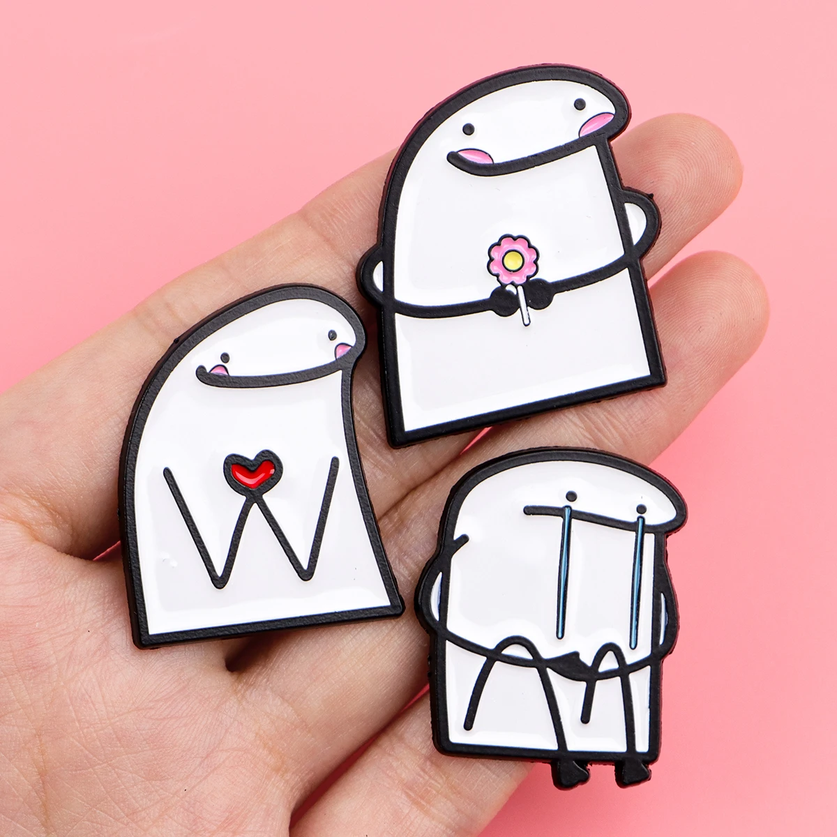 

Cute Simple Strokes Enamel Pin Funny Brooch Lapel Pins Badge on Backpack Clothing Accessories Fashion Jewelry Gifts