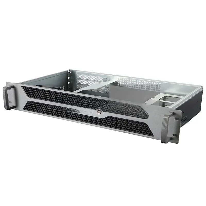 2U short body case with full hight PCIE *3 ITX MB support rack 2U chassis