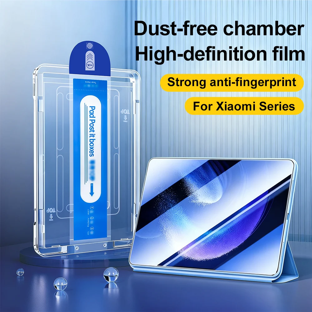 2pcs Easy to Install Screen Protectors For Xiaomi Redmi Pad 2 SE 8.7 11 Pad 7 Pro 11.2 2025 8 7s 6s 6 5 Pro Tempered Glass Film 