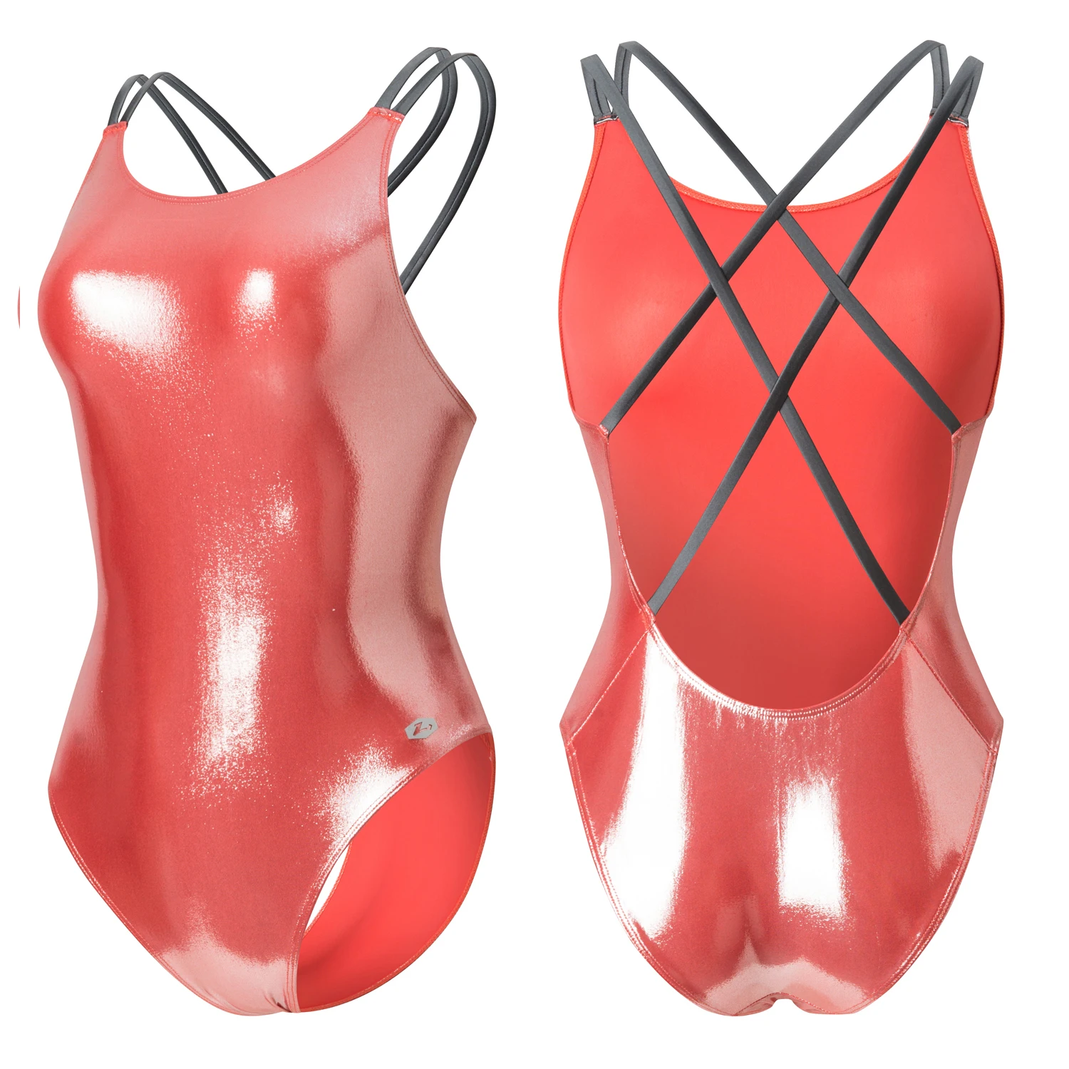 LEOHEX 2025 Pearlescent Halter One-Piece Swimsuit Sexy Laser Cut High-Waist Backless Design for Hot Spring Waterwear