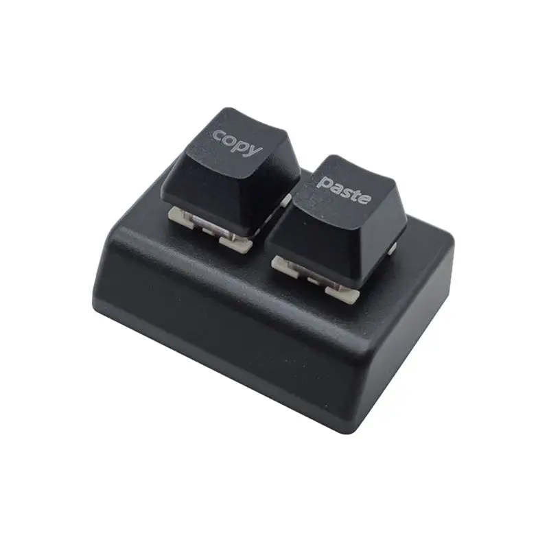 Teclado de programação macro A23F RGB personalizado com 2 teclas, mini teclado para copiar e colar, teclado OSU para jogos, teclado hotswap durável, p