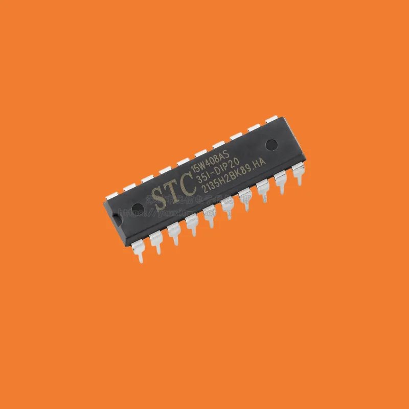 10pcs/original STC15W408AS-35I-DIP20 enhanced 1T 8051 microcontroller MCU