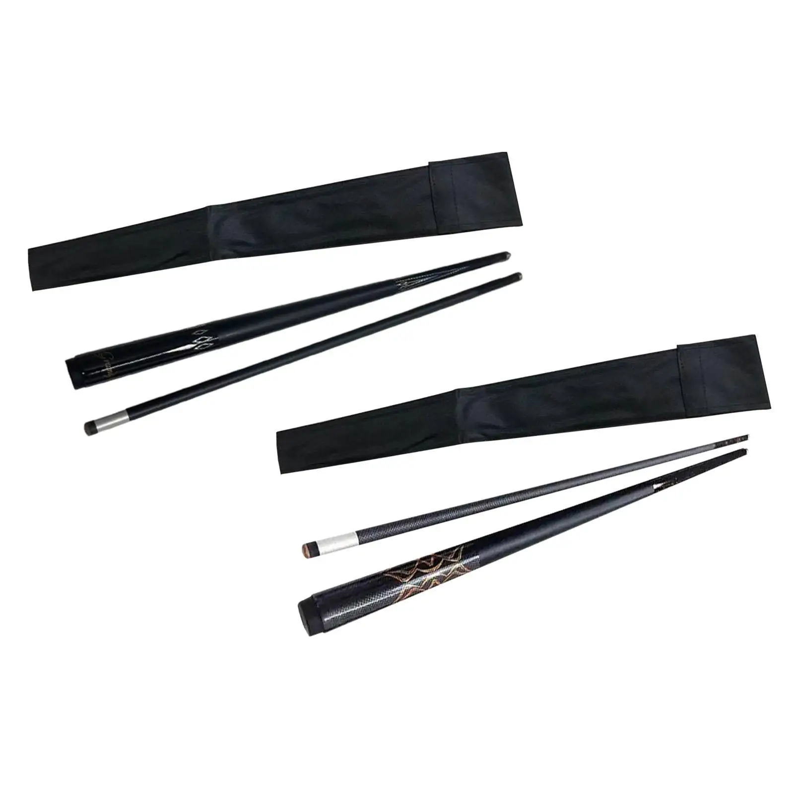 بركة 3 مللي متر طرف البلياردو عصا البلياردو مجزأة مع حقيبة التخزين المحمولة 1/2 سبليت بركة عصا 58 "للرجال والنساء لعبة