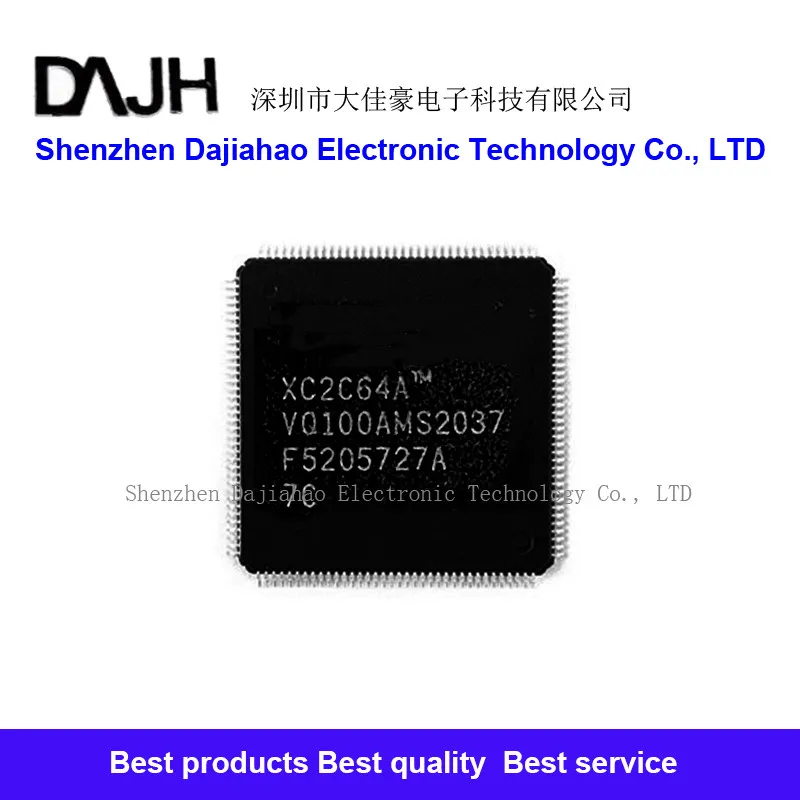 1pcs/lot XC2C64A-7VQ100 XC2C64A-7VQG100C XC2C64A-7VQ100C TQFP100  ic chips