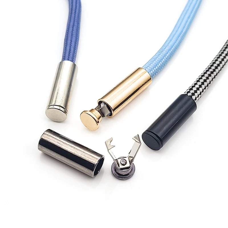 

10 Pcs/Set Metal Buckles For Clothing Cord Locks Hat Tail Clips Buttons Sweater Cord Tail Buckles DIY Sewing Accessories