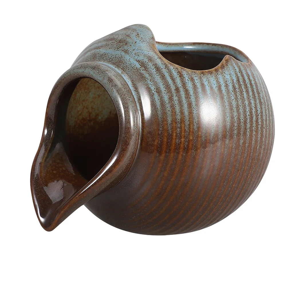 

Ceramic Pot Fountain for Water Feature: Self-Circulating Wall Waterfall Jar with Oxygenation Function Ideal for Fish Tank Garden