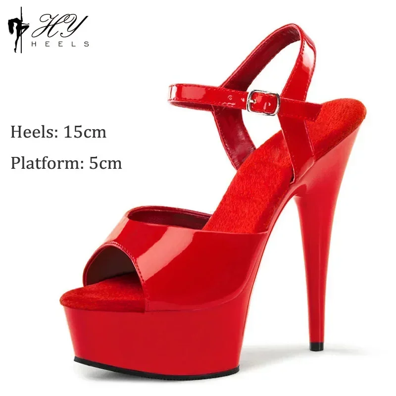 

Женские босоножки на шпильке 15 см, разноцветные сандалии на очень высоком каблуке для стриптиза, обувь для подиума, свадебная обувь на шпильке