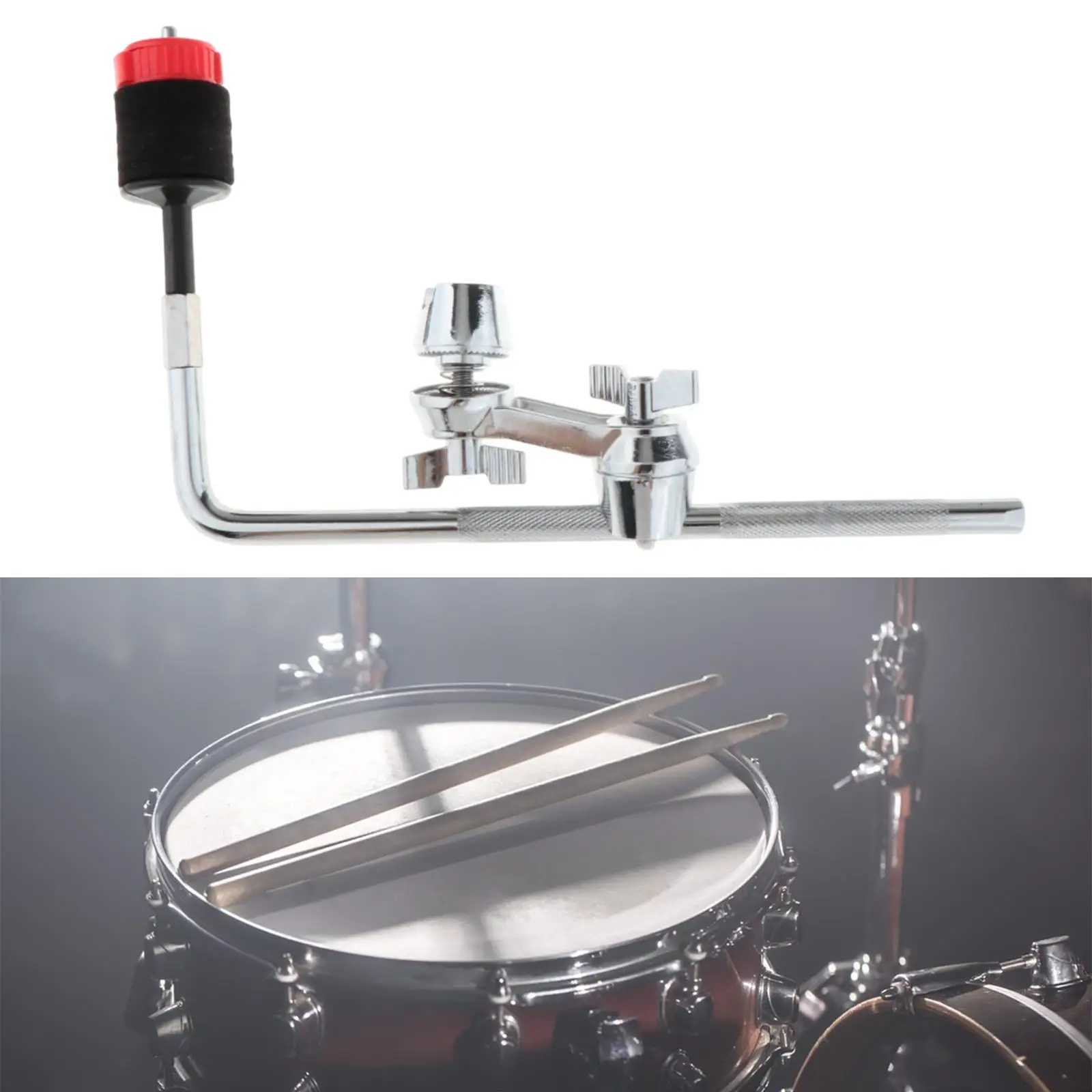 Cymbal Arm Stand Drum Holder Multifunction Sturdy Metal Percussion Instruments Supplies Snare Drum Supplies for Performances