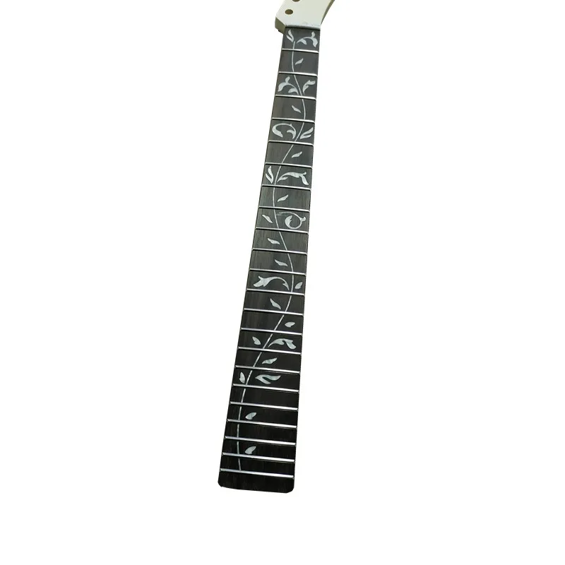 22 Frets Inlay Tree Of Life Maple Electric Guitar Neck No Paint Accessories Musical Instruments Parts