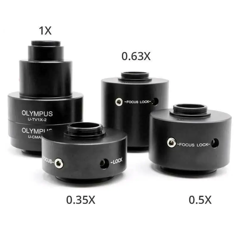 0.35X-1X Microscope Reduce Lens C-Mount CCD Camera Adapter for Olympus Trinocular Microscope