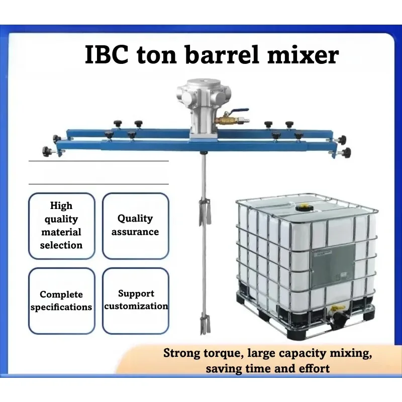Special Pneumatic Barrel Chemical Paint Resin Mobile Automatic Lifting Mixer
