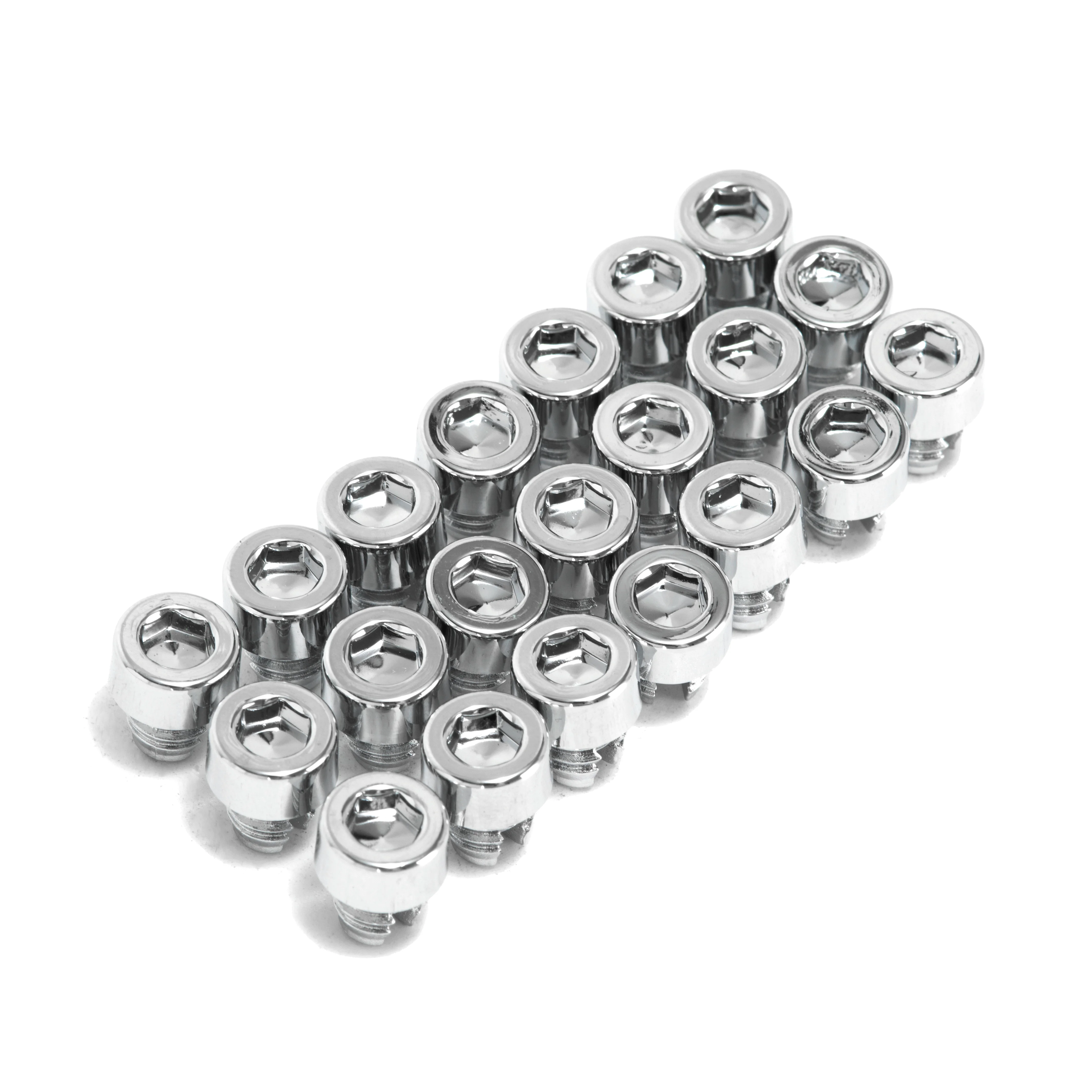 CFPerformance 100 Stück 7,5mm/0,29 Zoll Felgenschrauben Universal für Felgenrand-Dekoration Auto-Styling Tuning Exterieur-Zubehör – Detail 5