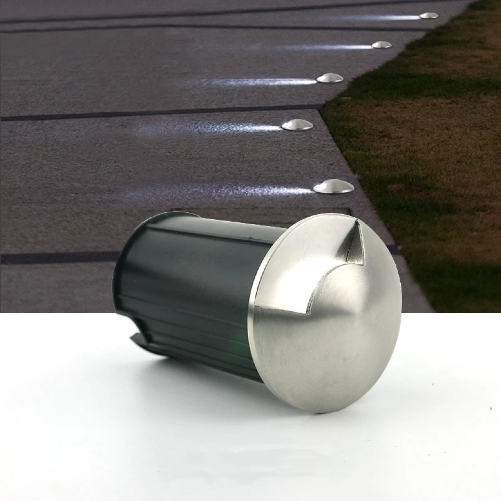 4 فتحات إضاءة سطح السفينة مصابيح إينجروند 12 24 فولت تركيب الضوء الخارجي LED إضاءة الممشى #6