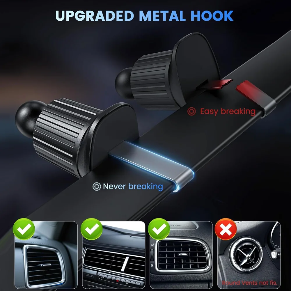 LED Wireless Charger Magnetic Car Phone Holder for iPhone 17-13 Pro Max 12 Phone Accessories 30W Fast Charging Induction Adapter view 2