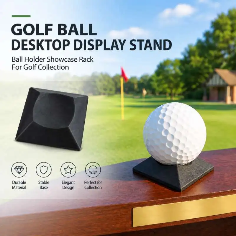 Golf Ball Desktop Display Stand Ball Holder Showcase Rack For Golf Collection