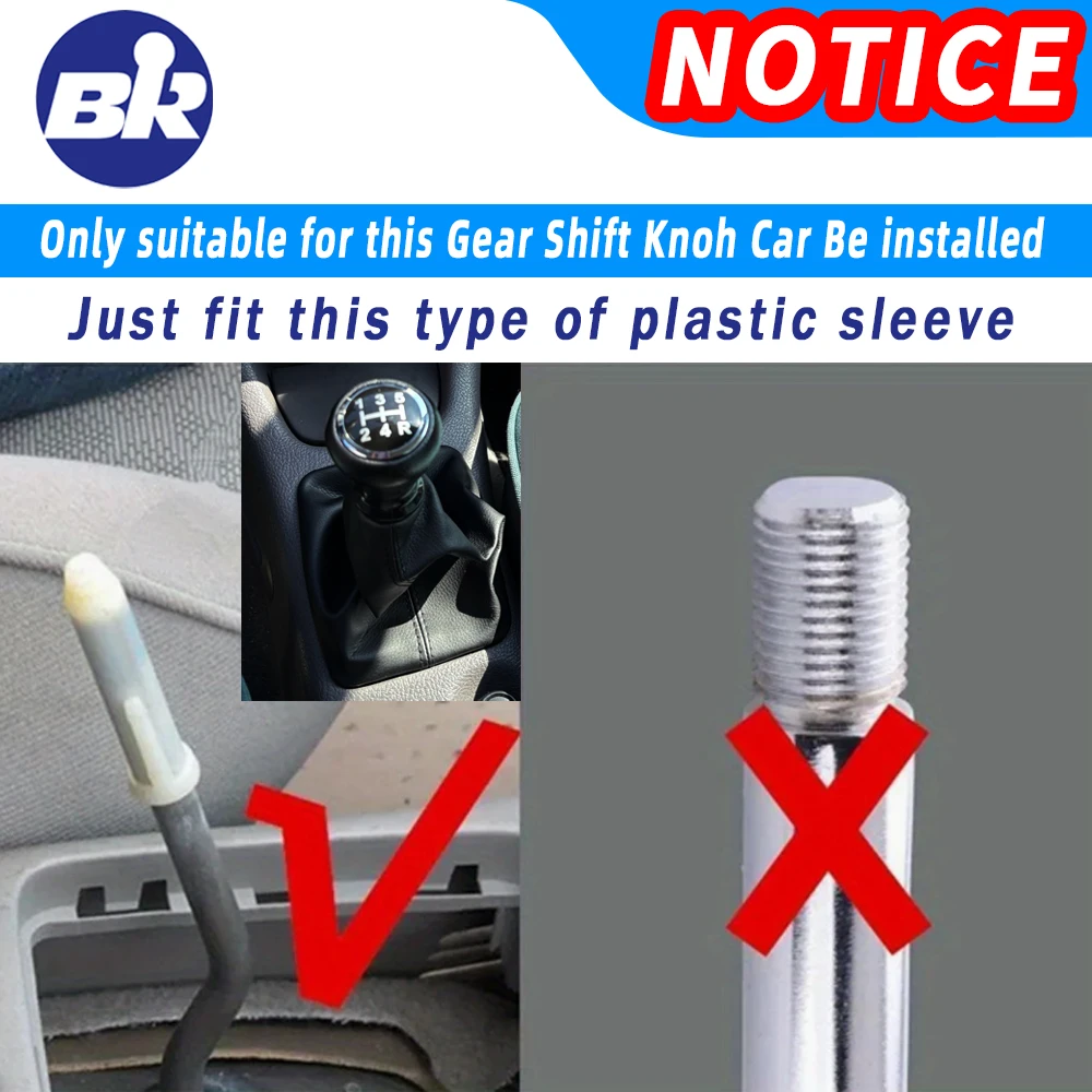 New Product Car Accessories 5 Speed Car Gear Shift Knob Shifter Lever Handball Stick Gaiter Boot Cover For Peugeot 206 406 Auto view 4