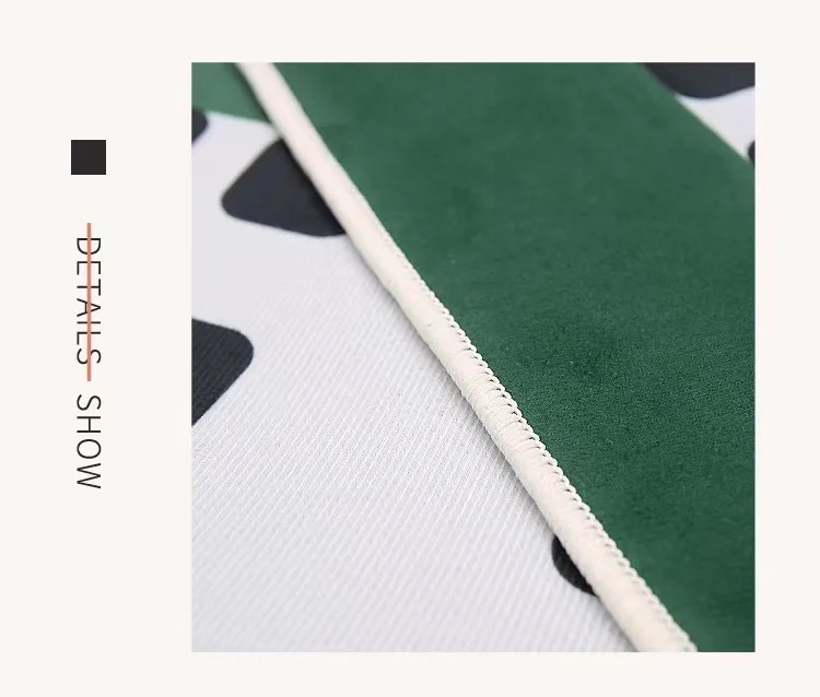 Light Luxury Carpets for Living Room Large Area Bedroom Decor Bedside Carpet Home Vintage Green Floor Mat Washable Lounge Rug