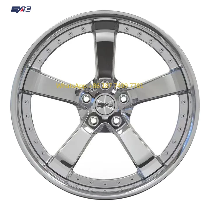 

SYAC 2-piece Five Spoke Factory Direct Sales 17-24 Inch Customization Forging Aluminium Alloy Wheels