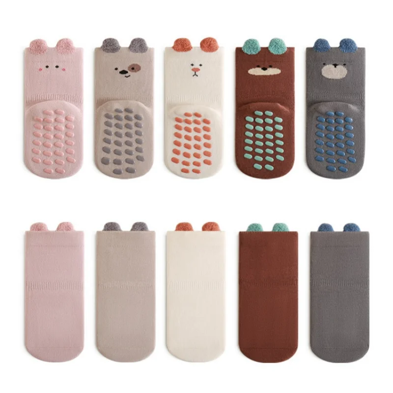

Autumn Winter Children's Socks For Girls Boys Cotton Fashion Kids Boy Girl Sock Cute Soft Baby Toddler Sock Anti Slip 3-5Years