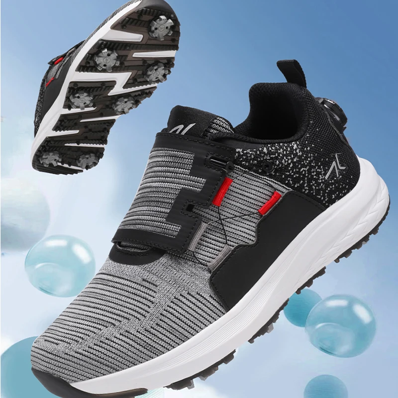 

New men's and women's golf shoes, couple's lightweight anti slip golf sports shoes, fashionable outdoor casual shoes, plus size