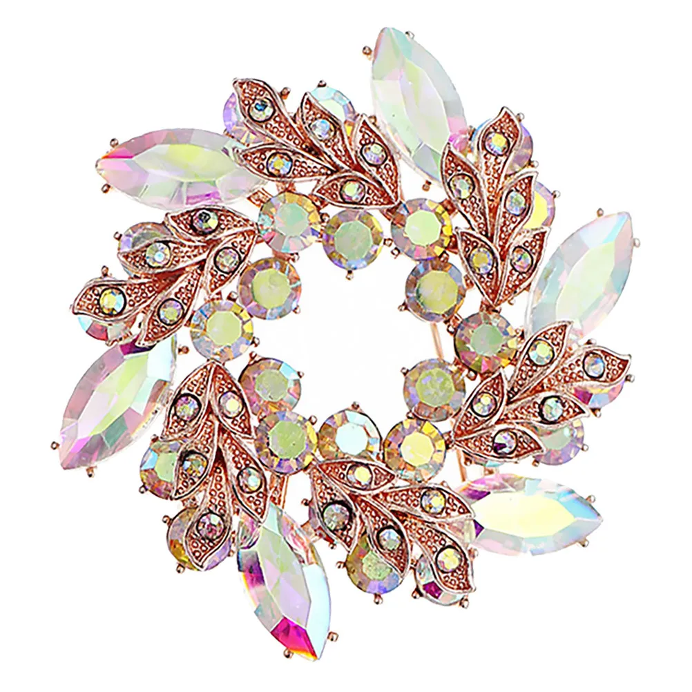 

Rhinestone Brooch for Women Fashion Decorative Pin Elegant Sparkly Brooch Pin for Jackets Coats Wedding Dress Scarves Daily