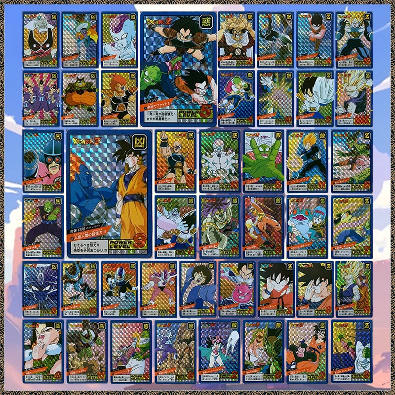 Anime Dragon Ball DIY ACG Son Goku Son Gohan Piccolo Krillin Cell Bulma Vegeta Yonsei Trunks Collectible Cards Birthday Toy Gift