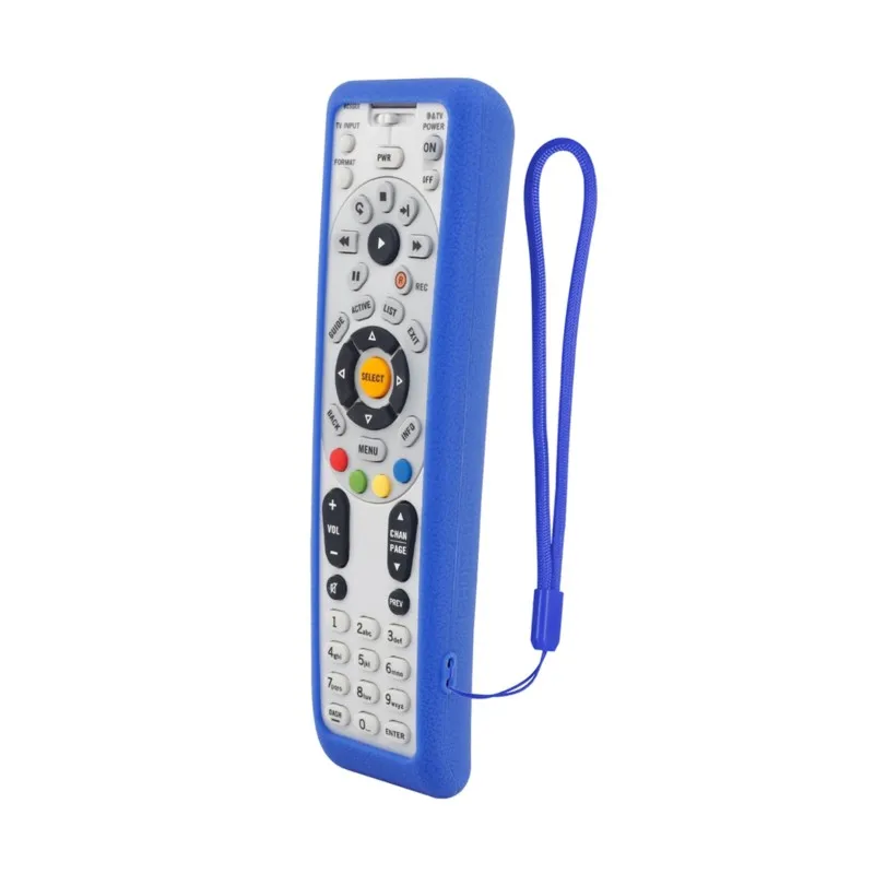 AINY-Protective Case For Directv RC65R RC66RX 4 HDTV Receiver Anti-Slip & Shockproof Silicone Cover (Blue)