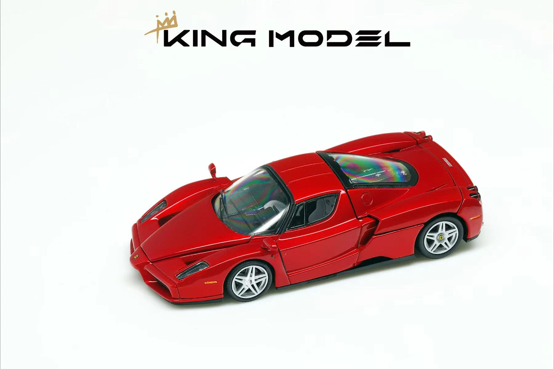 **Pre-order **Kingmodel 1:64 Enzo Open back cover Metal red Diecast Model Car