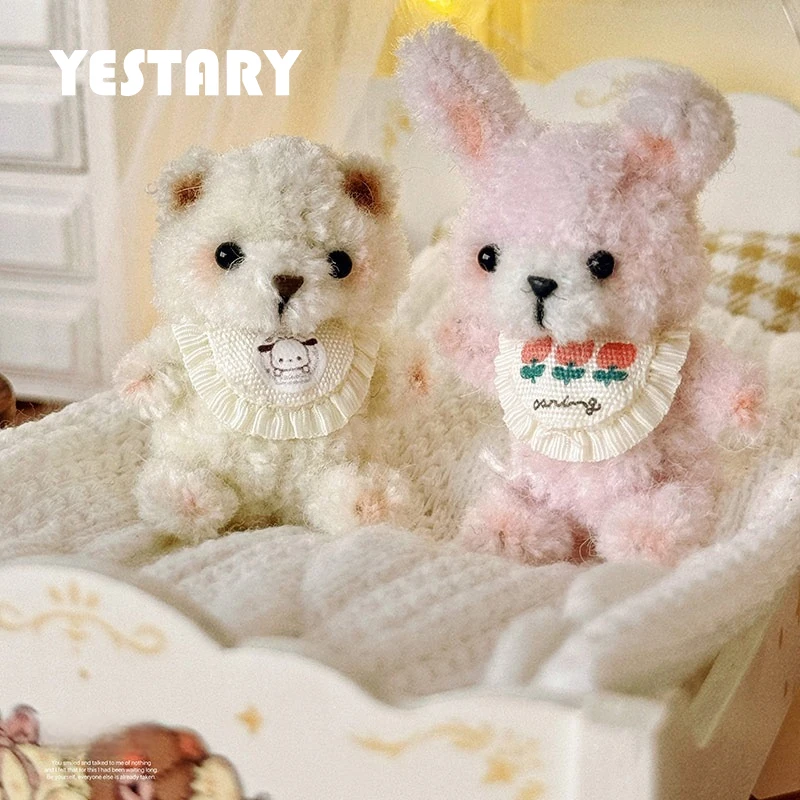 

Аксессуары для кукол YESTARY BJD, плюшевые куклы, домашние животные, кролик, медведь, раньше для BJD 1/6 Ob22, искусственный милый медведь, плюшевые игрушки для детей