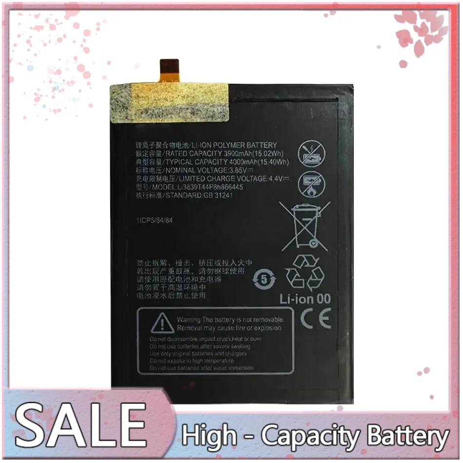 

Надежная мощность 4000 мАч Li3839t44p8h866445 Аккумулятор для мобильного телефона Zte Voyage 10 7530N 30S 7531N 30 7532N Blade A71 2021 A7030