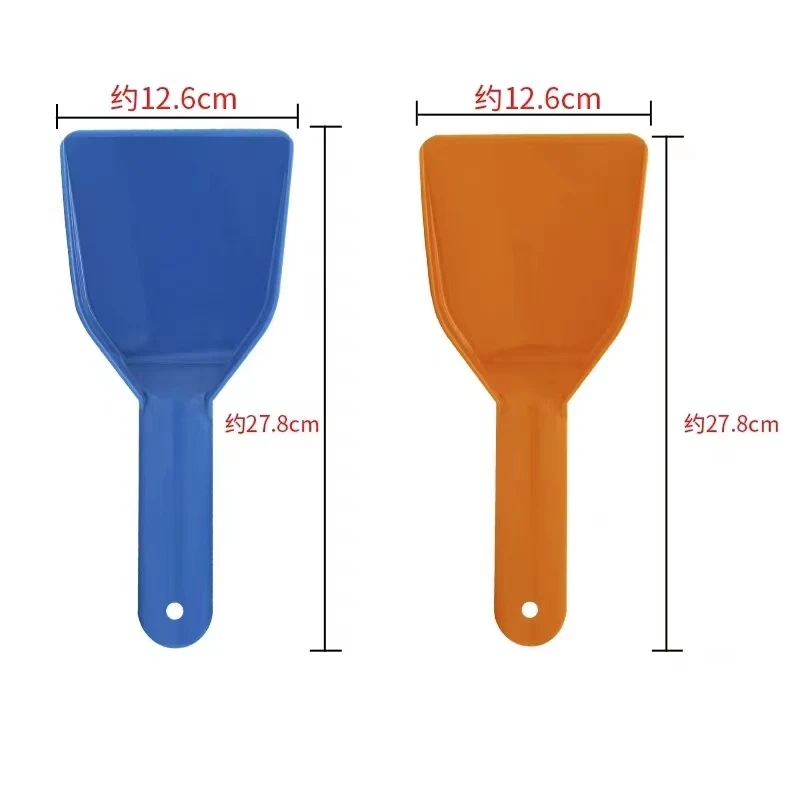 مجرفة تجميد الثلاجة المنزلية ، مجرفة إزالة الجليد ، ملاعق بلاستيكية خاصة سميكة المطبخ ، 2 قطعة