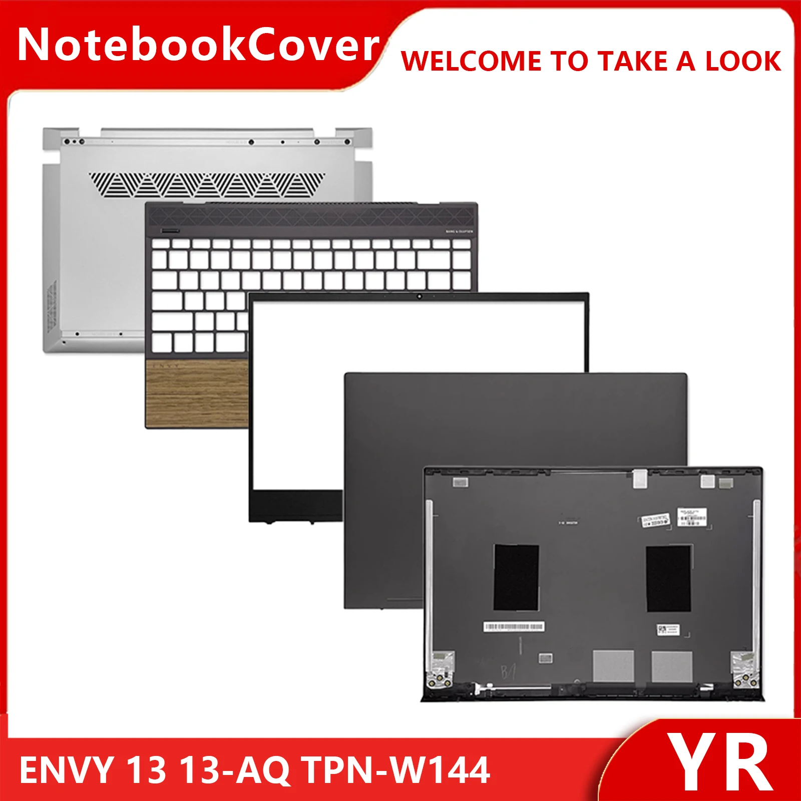 

NEW Shell For ENVY 13 13-AQ TPN-W144 Series Laptop Shell LCD Screen Rear Lid Top Case/Back Cover/Front Bezel/Bottom Case