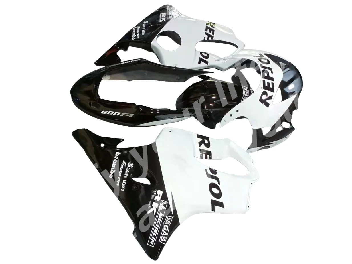 High quality ABS fairings for Honda white black CBR 600 F4 1999 2000 fairing kit CBR600 F4 99 00