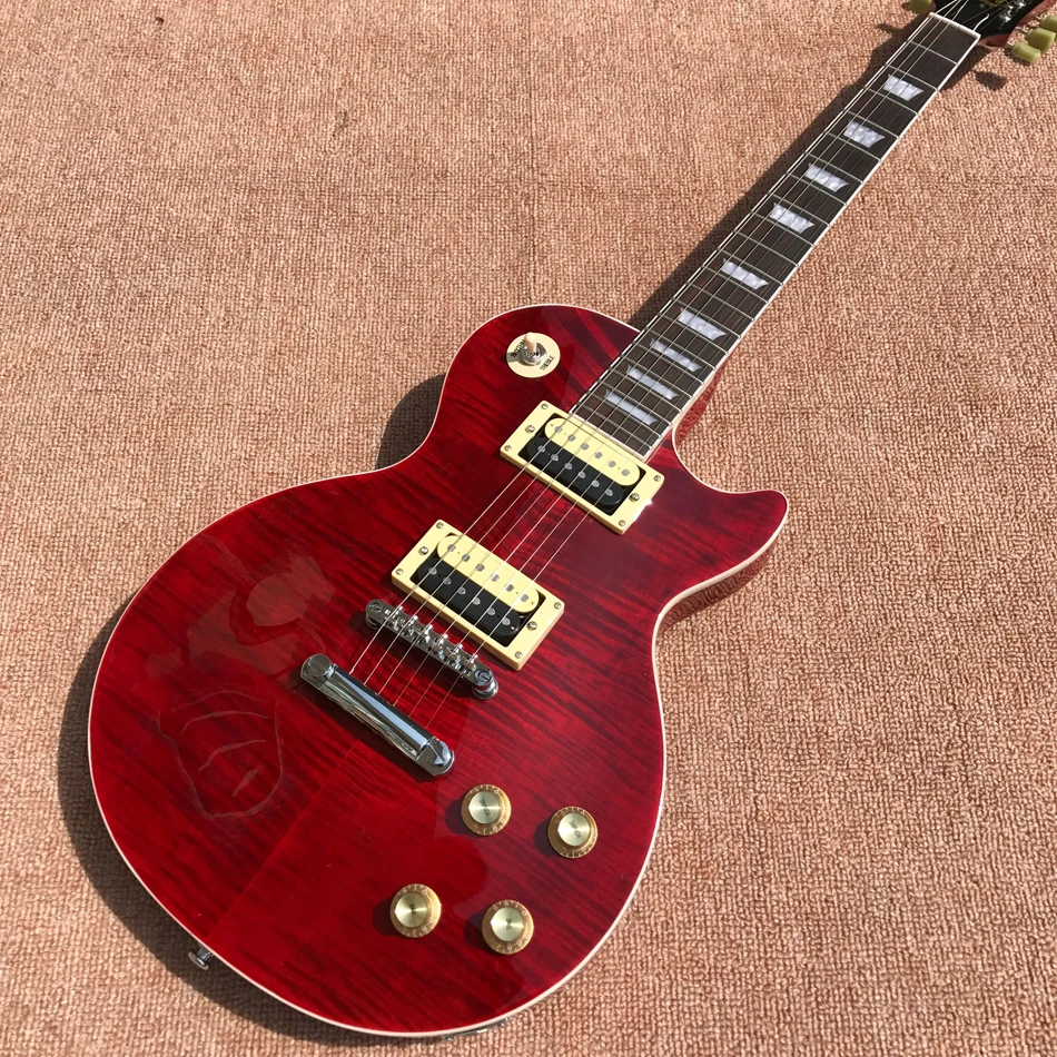 

LP Standard Electric Guitar, Zebra Pickup, Silver Hardware, Rosewood Fingerboard, Made in China